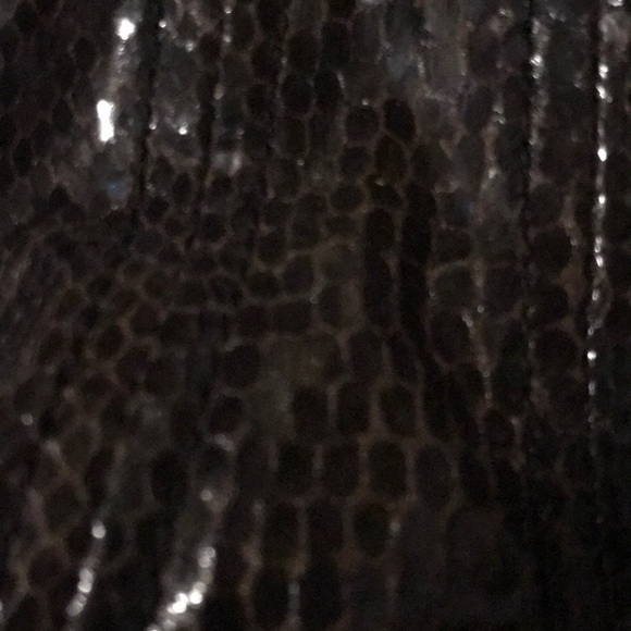 Nine West faux brown reptile finish bag - Picture 3 of 5